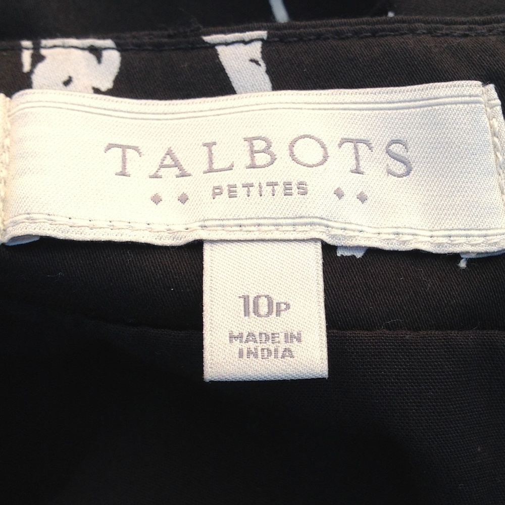 Talbots Women 10 Petite Skirt Fully Lined  Floral - Picture 3 of 5